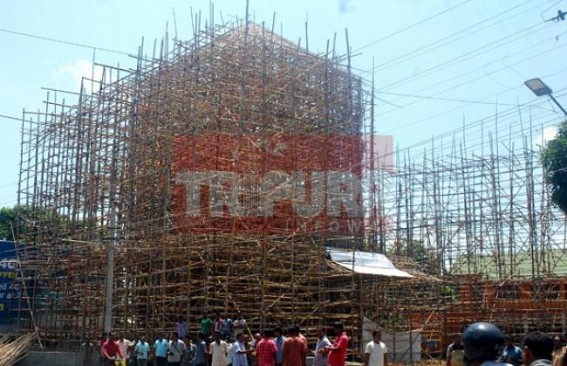 Preparations are in full swing for Durga Puja celebration Preparations are in full swing for Durga Puja celebration